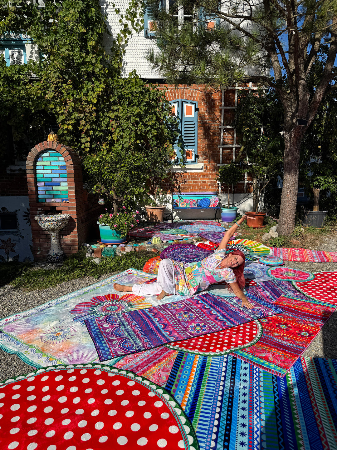 Teppich Läufer - Boho-Violett