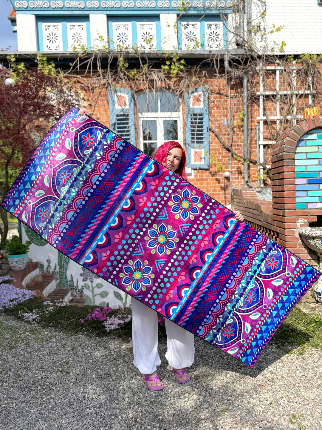 Teppich Läufer - Boho-Violett