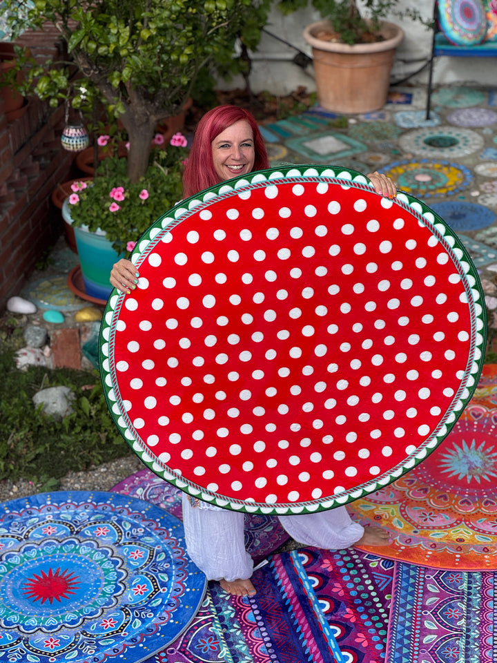 Teppich Rund - Glückspilz