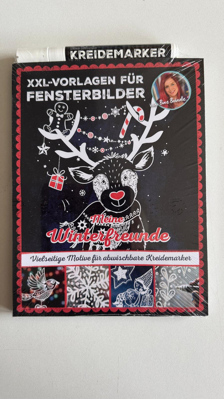 XXL-VORLAGEN FÜR FENSTERBILDER Meine Winterfreunde