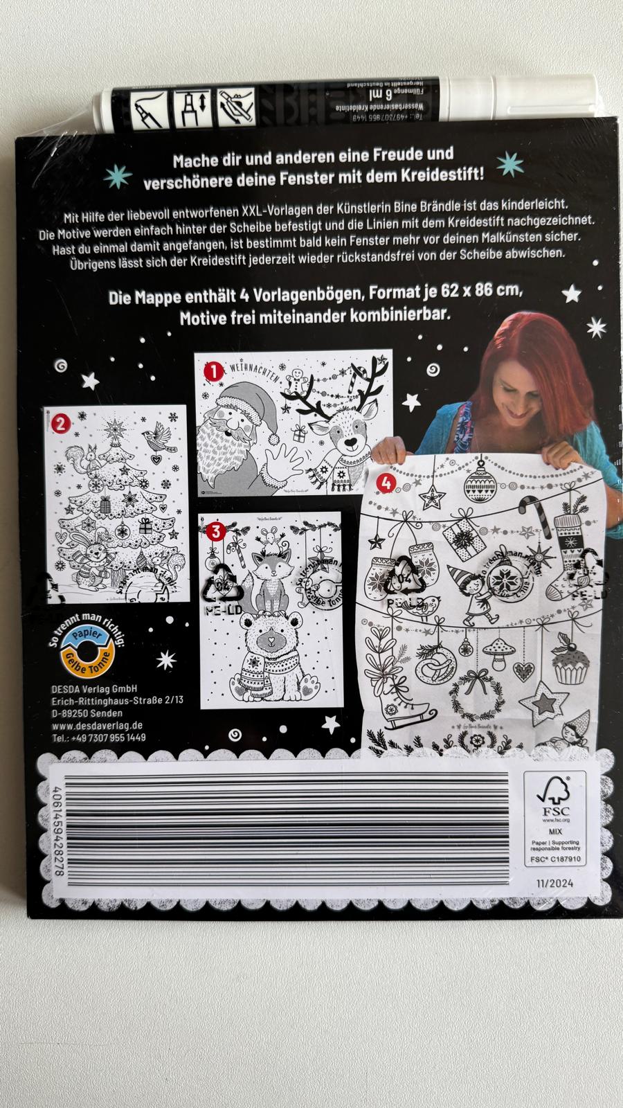 XXL-VORLAGEN FÜR FENSTERBILDER Meine Winterfreunde