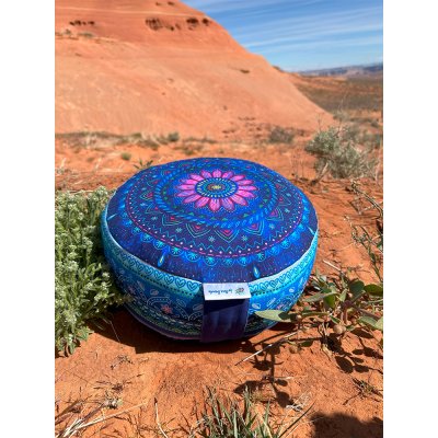 Meditations- und Yogakissen – Mandala Sternennacht