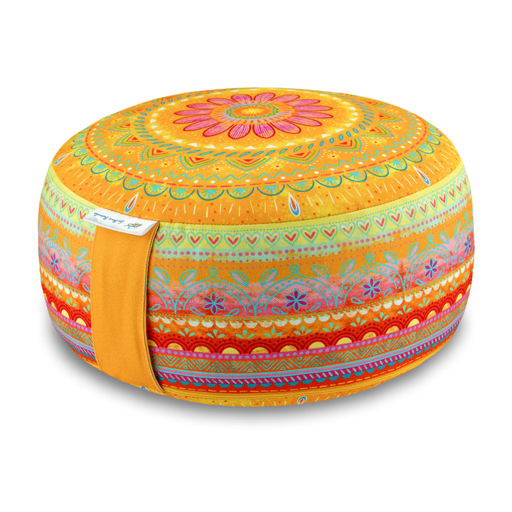 Yogakissen – Mandala Sonnentag
