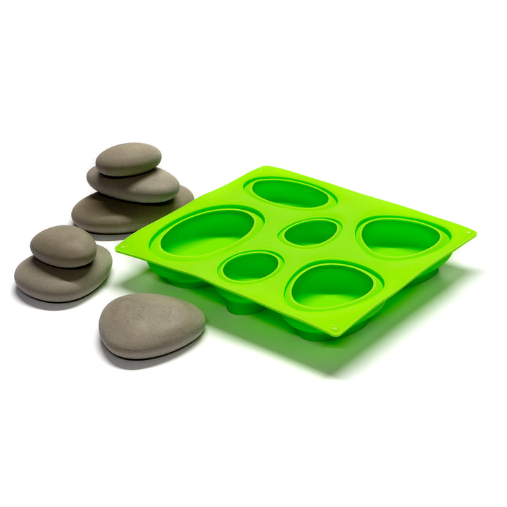 Gießform für symmetrische Steine