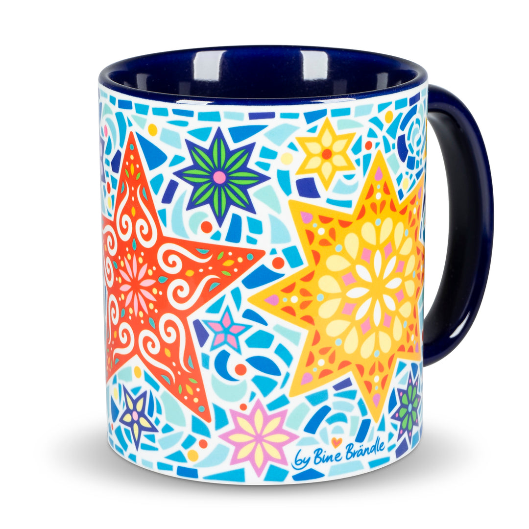 Sterne-Mosaik - Tasse