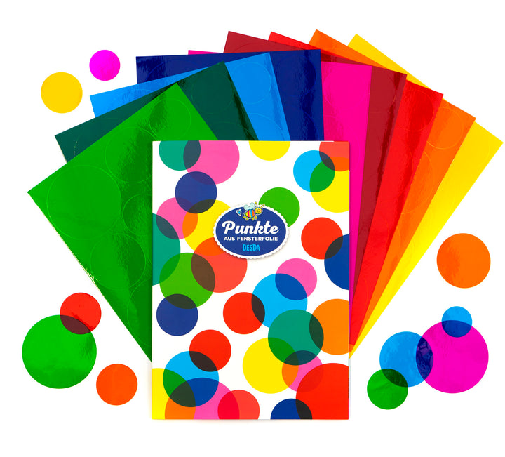 Punkte aus Fensterfolie