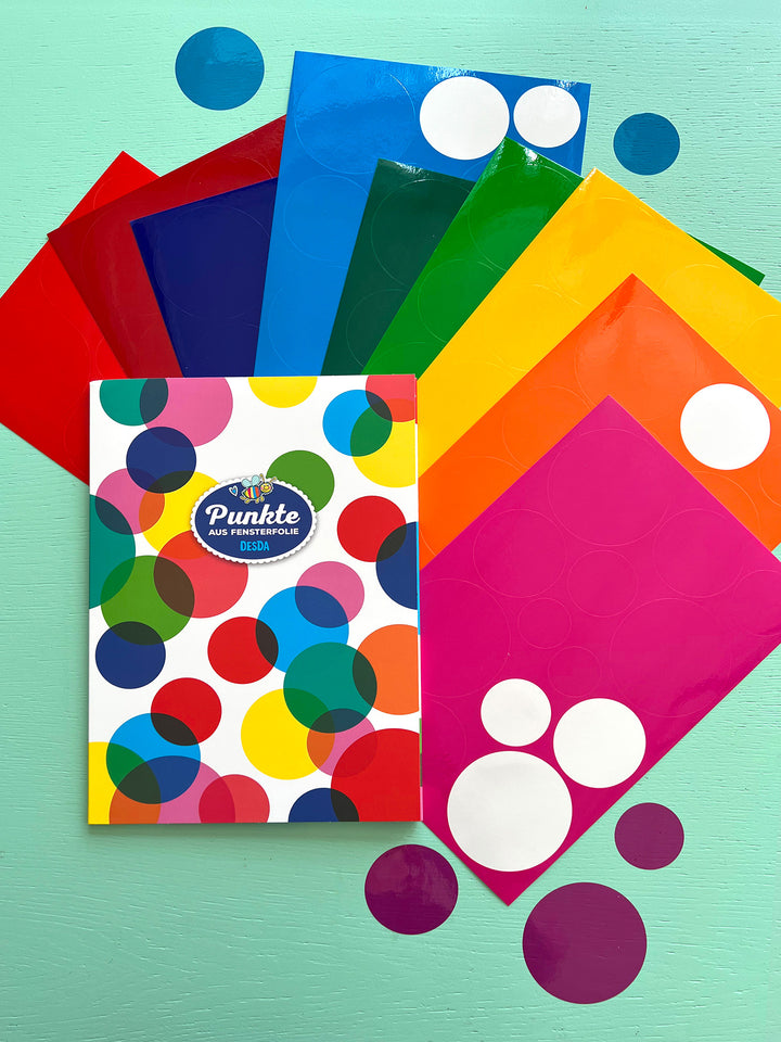 Punkte aus Fensterfolie