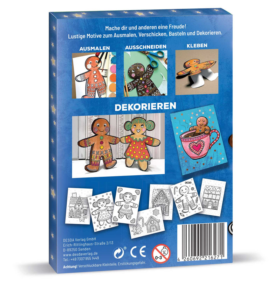 Lebkuchenmännchen Kartenset