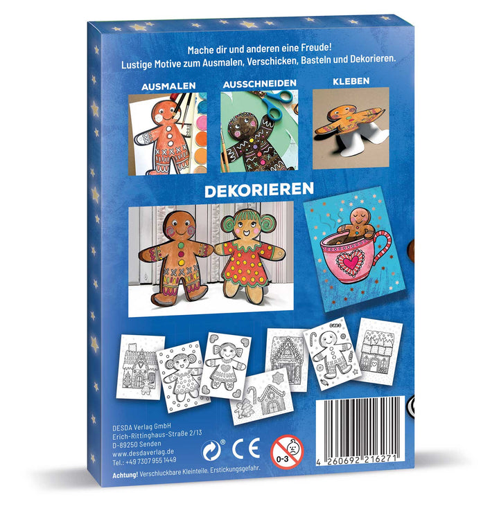 Lebkuchenmännchen Kartenset