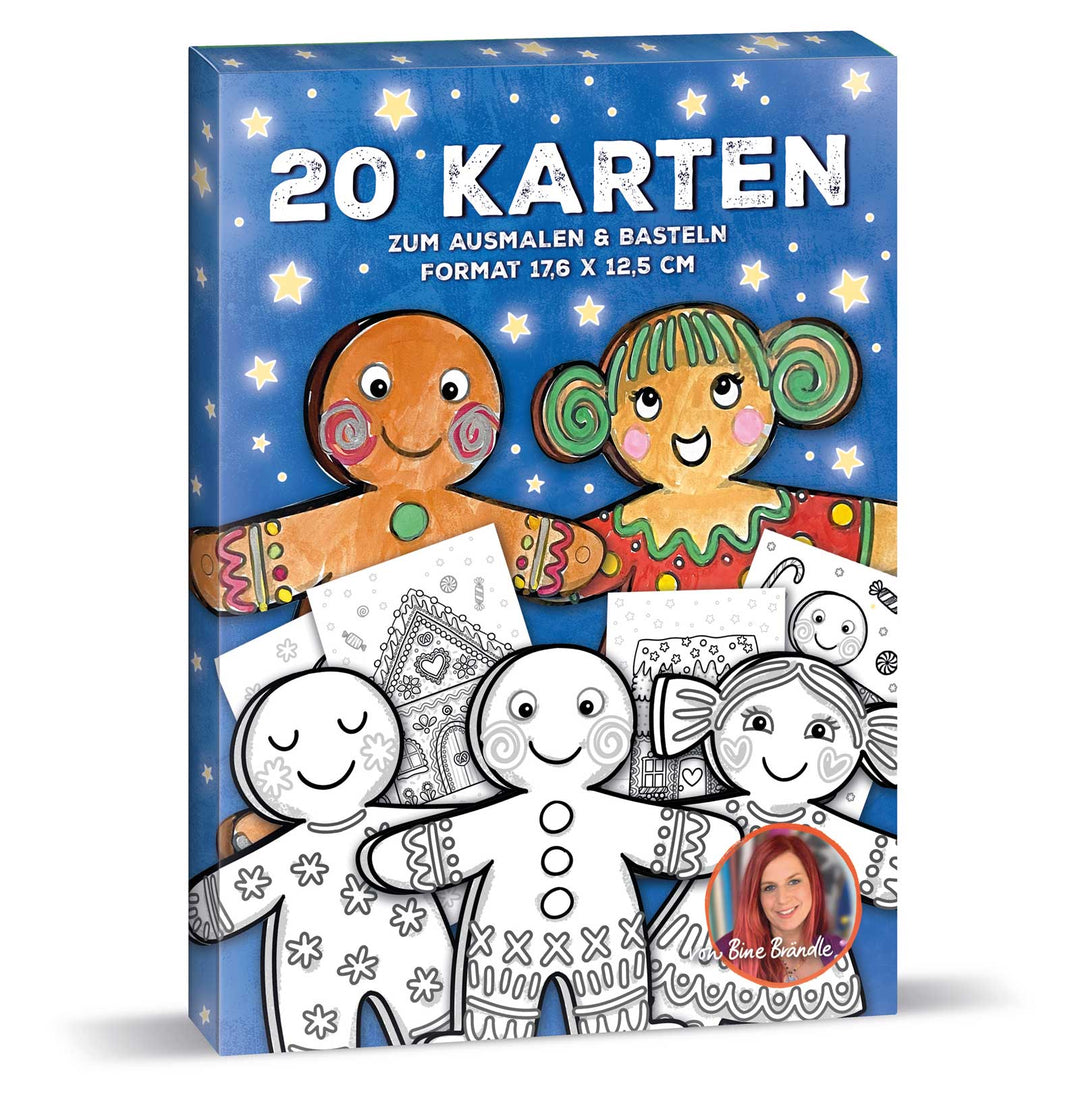 Lebkuchenmännchen Kartenset