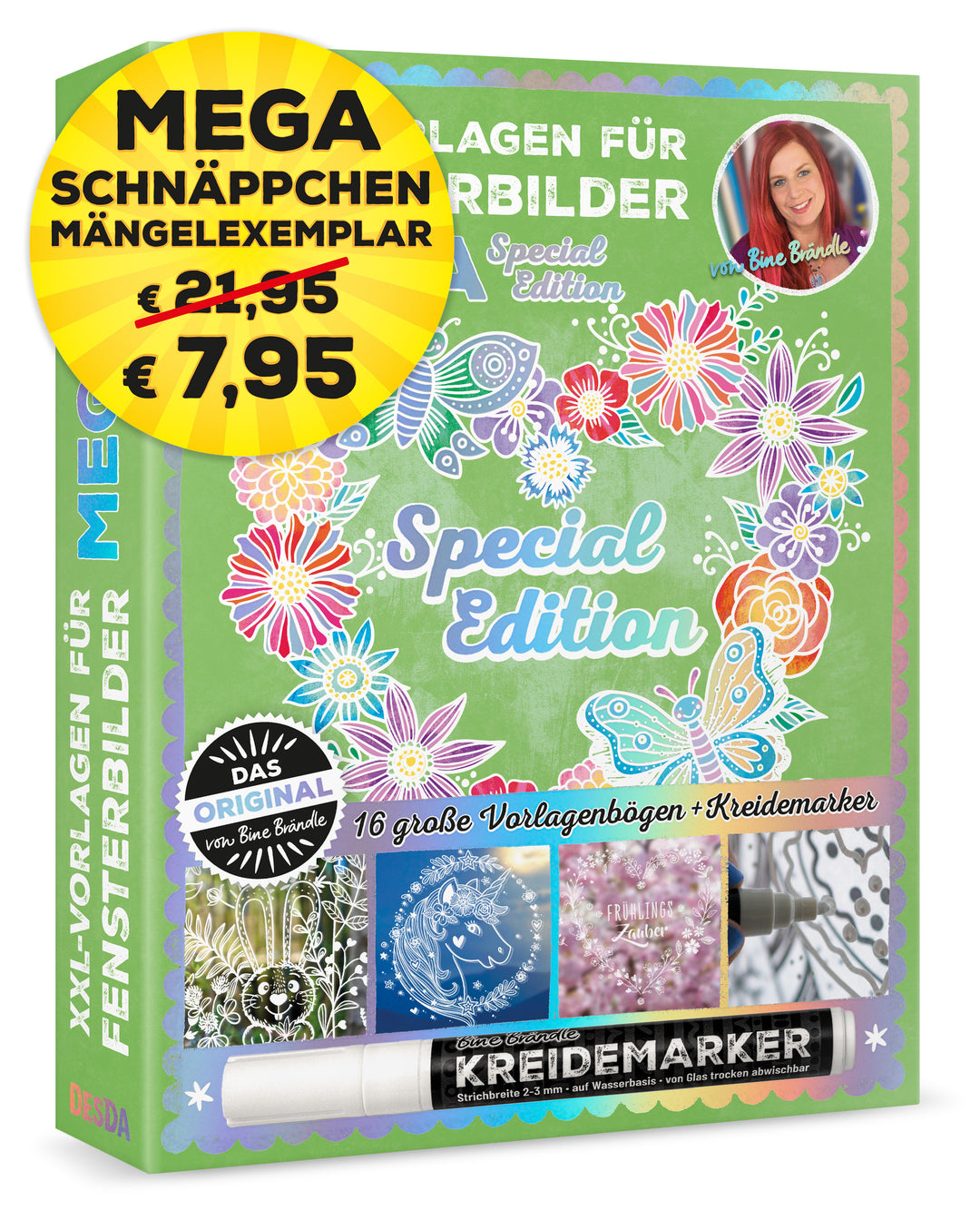 MÄNGELEXEMPLAR - XXL-VORLAGEN FÜR FENSTERBILDER MEGA Special Edition