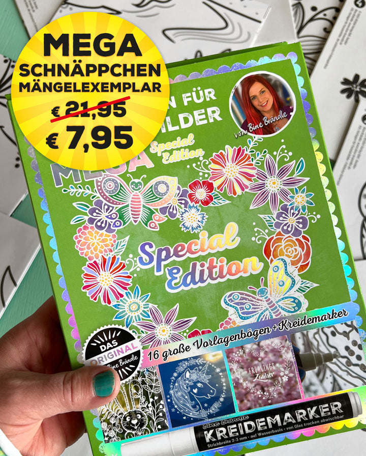 MÄNGELEXEMPLAR - XXL-VORLAGEN FÜR FENSTERBILDER MEGA Special Edition