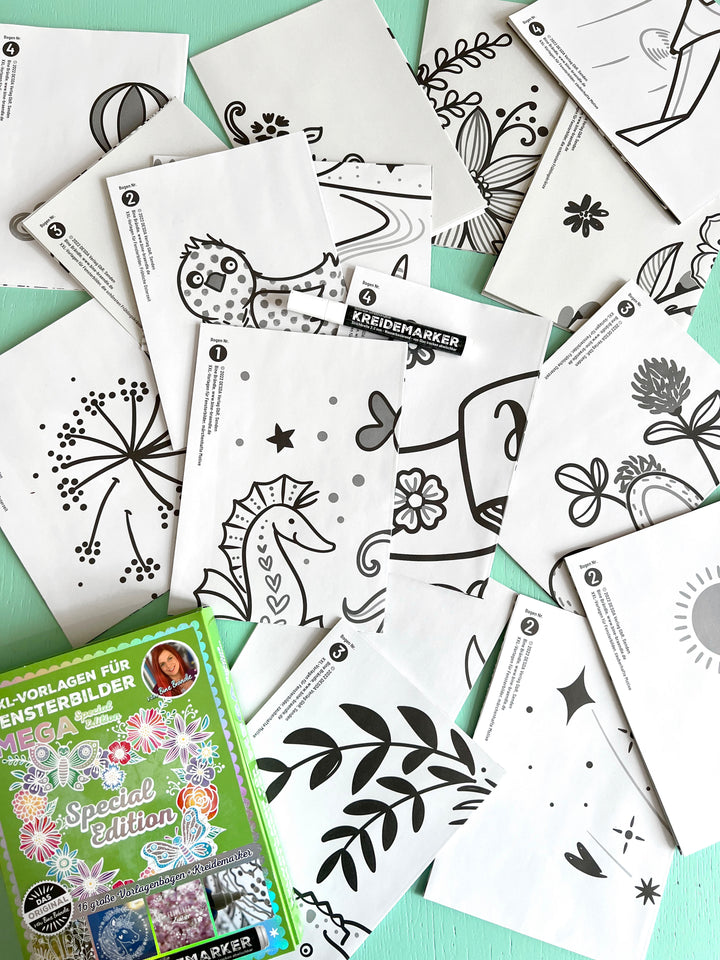 XXL-VORLAGEN FÜR FENSTERBILDER MEGA Special Edition