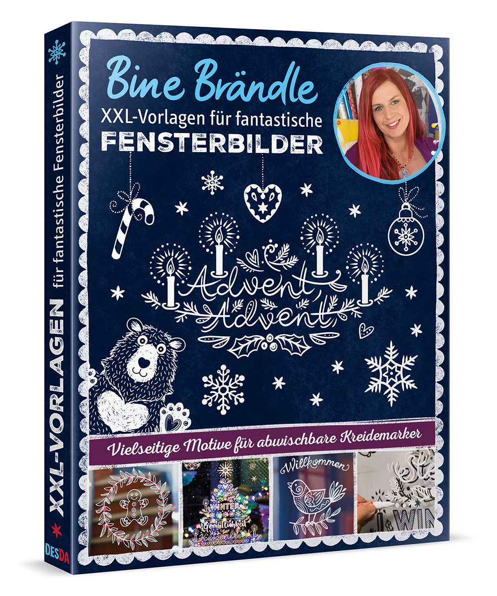 XXL Vorlagen für fantastische Fensterbilder