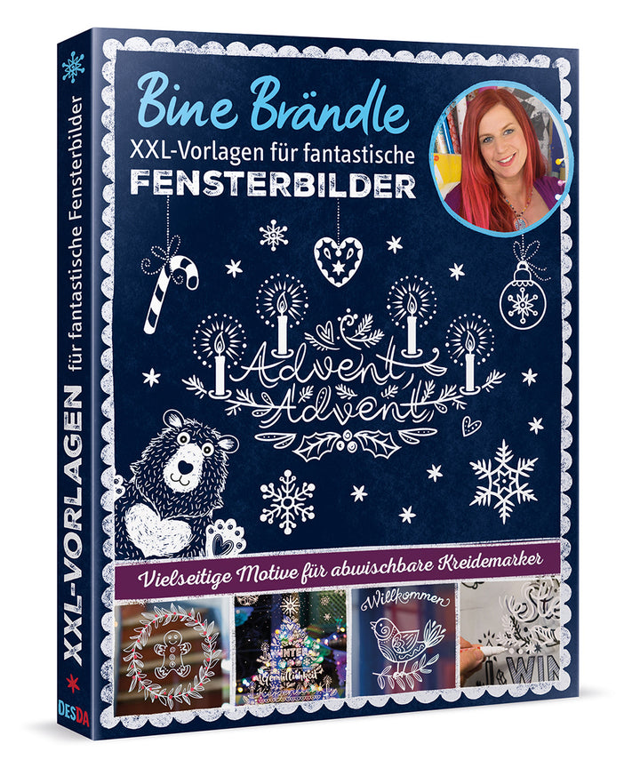 XXL Vorlagen für fantastische Fensterbilder