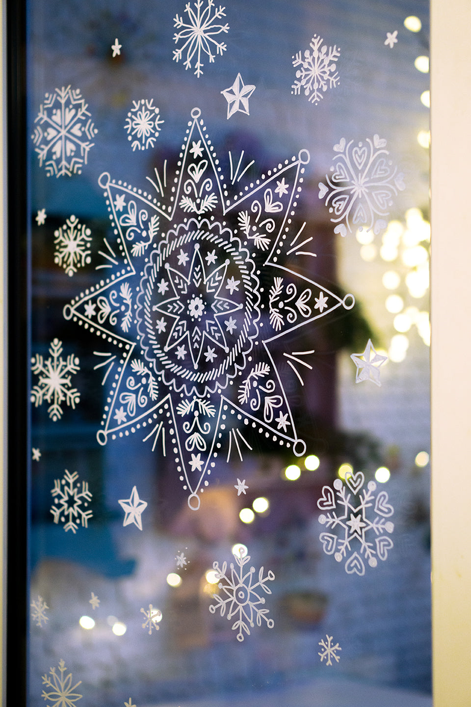 XXL Vorlagen für Fensterbilder, Mega Sammelmappe Stern