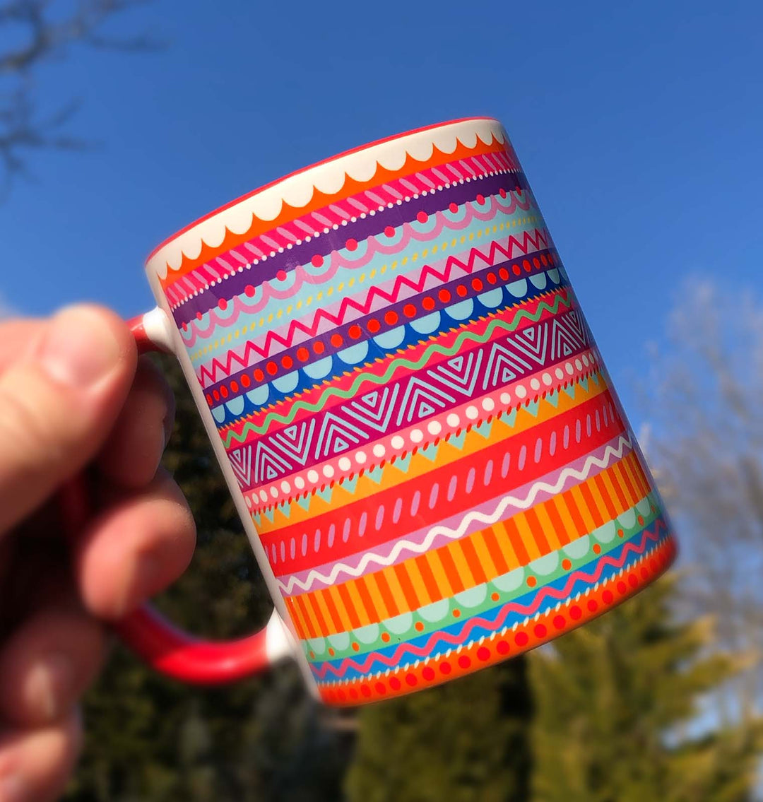 Multistreifen - Tasse