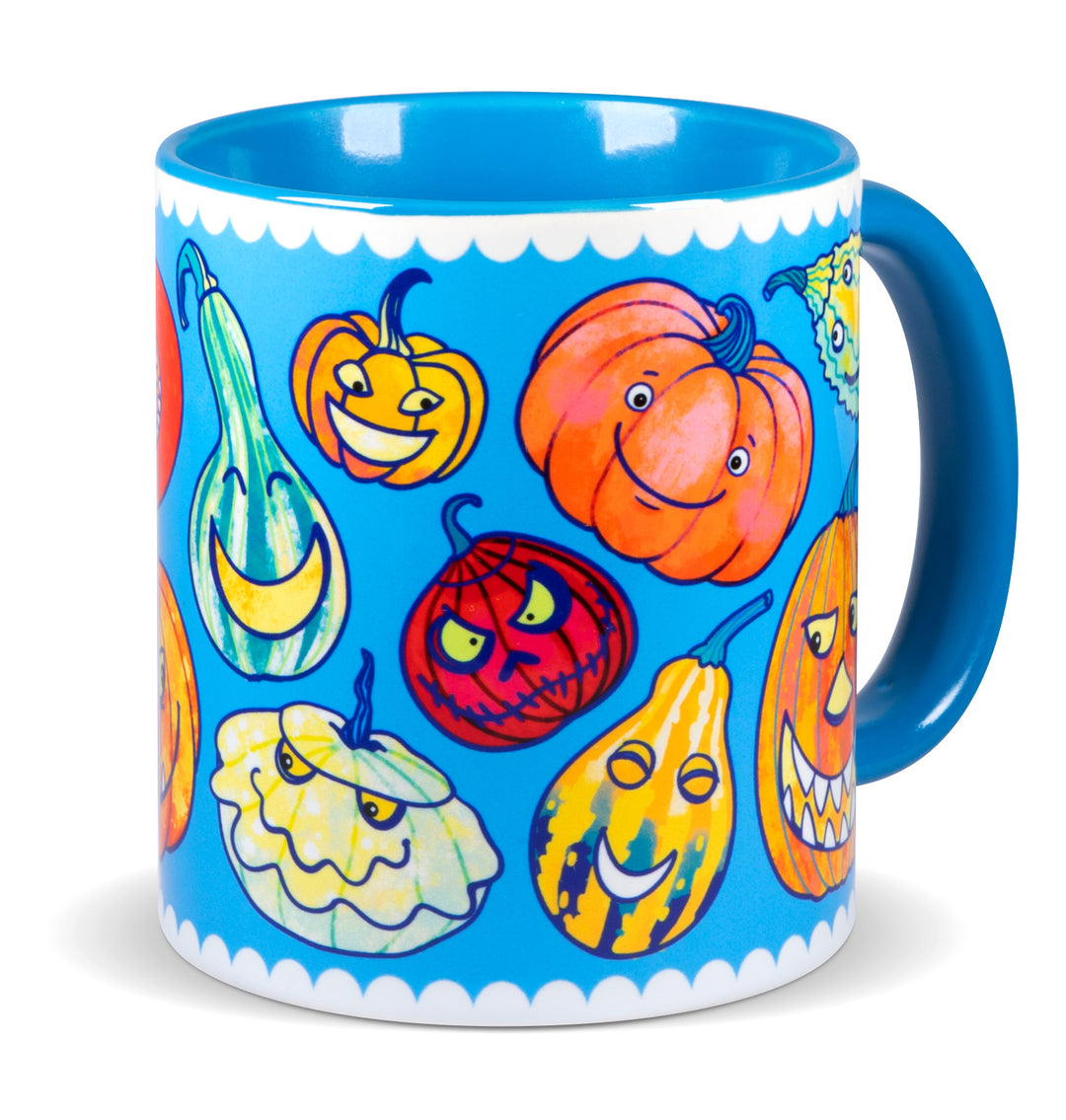 Kürbis-Blau - Tasse